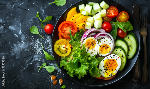 salad healthy food , organic food for healthy lifestyle 