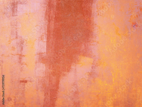 Rust wall metal texture rough background. Old metal