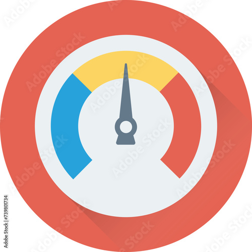 An icon of compass flat vector 