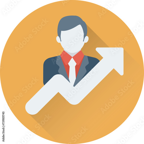 Icon of promotion flat vector 
