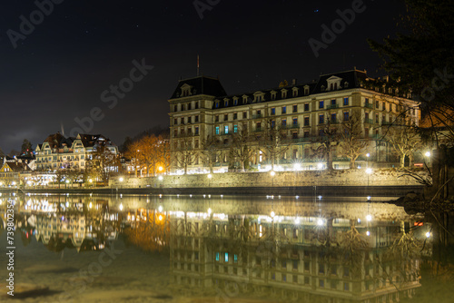 night view of the city