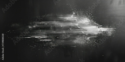 Chalk's fleeting journey across the blackboard, its dusty, grunge strokes a temporary canvas photo