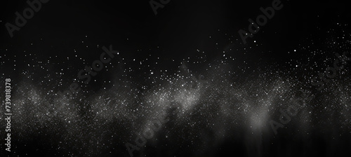 Dust particles texture. isolated on black background