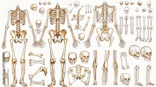 Human Skeleton System Upper Limb