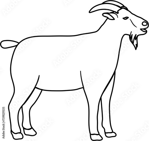 goat lineart