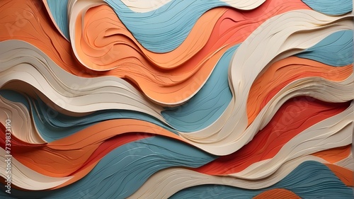 Abstract background with shaped and textured lines.