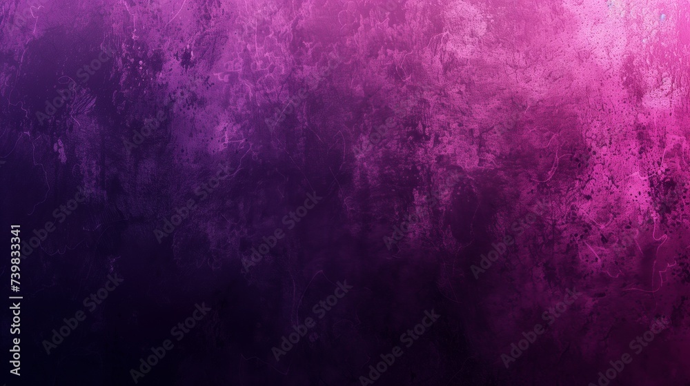 dark purple pink , empty space grainy noise grungy texture color gradient rough abstract background , shine bright light and glow template 