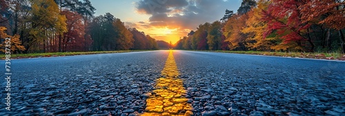 Close-up of the road in the forest, Banner Image For Website, Background Pattern Seamless, Desktop Wallpaper