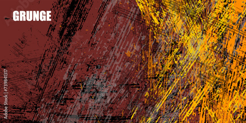 Grunge texture splash paint background vector