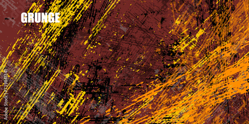 Grunge texture splash paint background vector