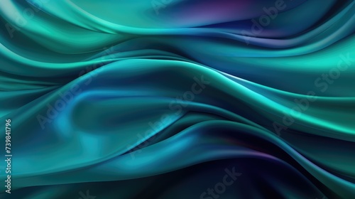 Marvellously Magical Blue Green Gradient Background. Soft, Smooth and Low Light Texture