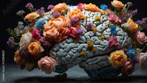 flowers in the brain © Анастасия Макевич