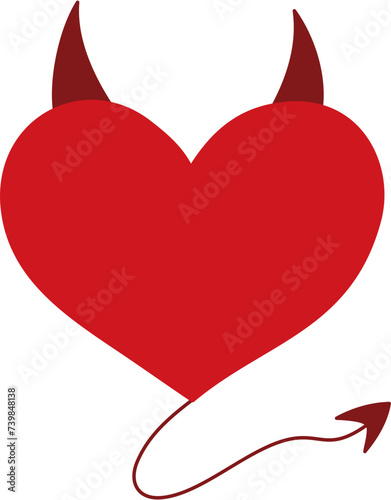 evil heart clipart