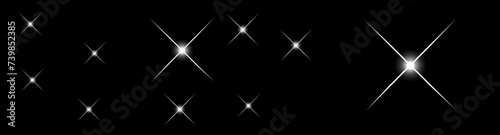 Overlay, flare light transition, effects sunlight, lens flare, light leaks. High-quality stock image of warm sun rays light effects, overlays or golden flare isolated on black background for design
