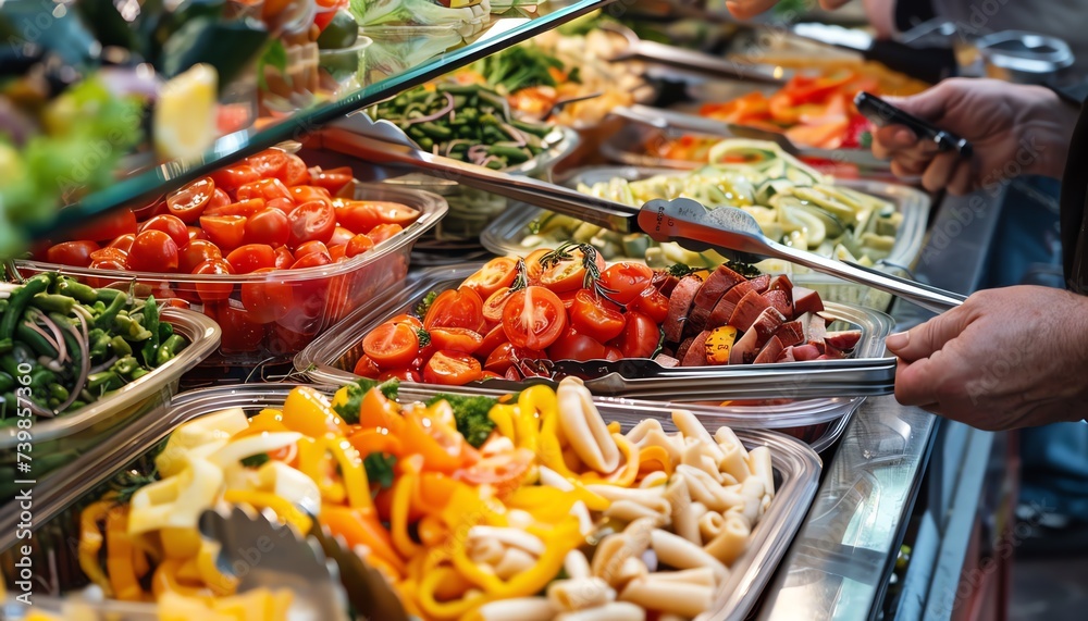 Obraz premium food background