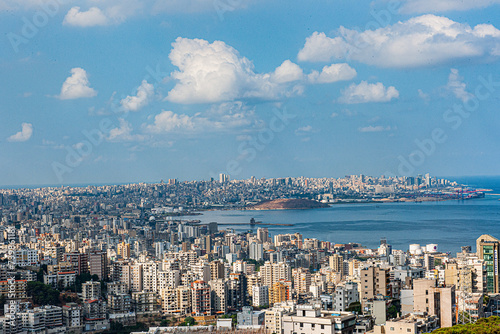 Sicht auf die Stadt Beirut, Libanon