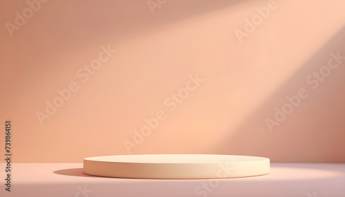 empty stage with spotlight on stage