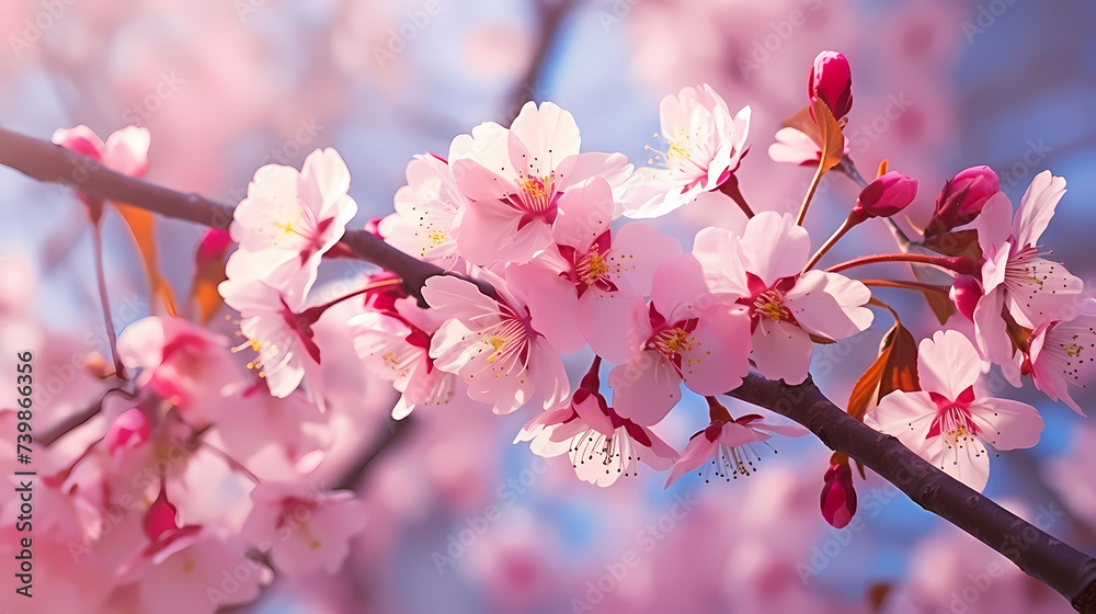 High resolution photography of cherry blossoms, close-up of cherry blossoms High resolution photography of cherry blossoms, close-up of cherry blossoms