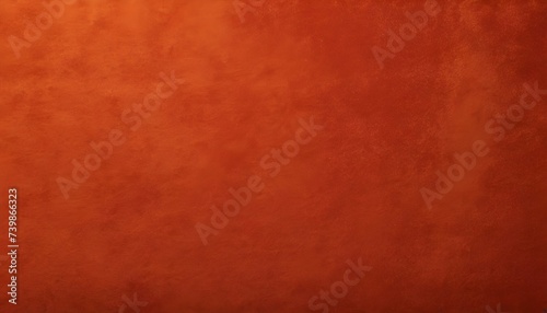 Dark orange monochrome velvet texture studio set background, shadowed