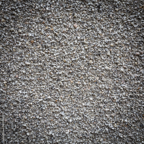 Gray small granite stone floor background