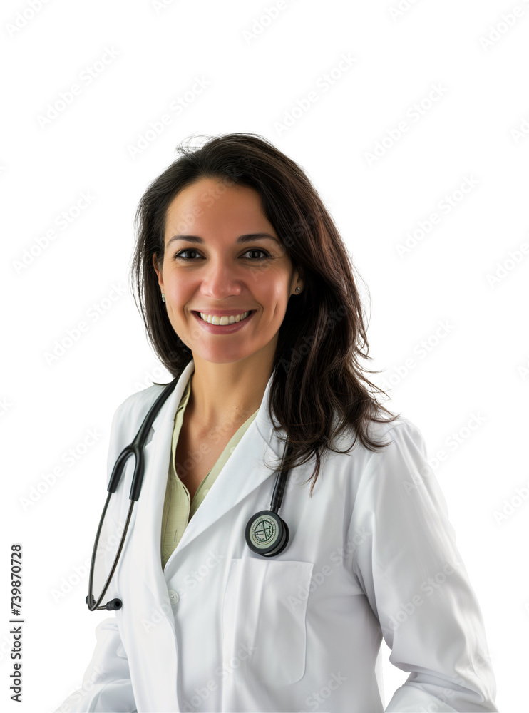 smiling doctor, isolated subject on transparent background smiling doctor, isolated subject on transparent background