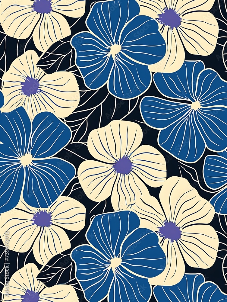 simple blue flower illustration background simple blue flower illustration background