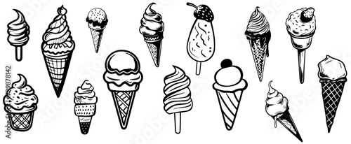 Ice cream vector transparent background PNG clipart
