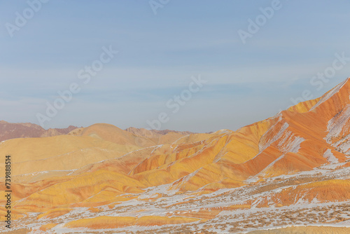 Zhangye Danxia landform geographical park. Zhangye, China.