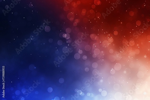 Abstract patriotic red white and blue glitter sparkle explosion background for celebrations, voting, July fireworks, memorials, labor day and elections