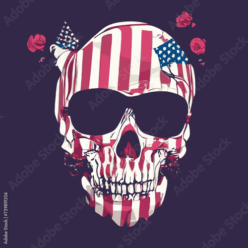 skull vector , cranium skull , human skull vector,free vector with red and white stripes vector design vector design 