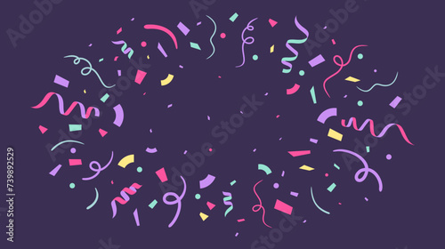 Confetti background, congratulations confetti explosion with colorful confetti, vector, clipart 
for birthday banner, new year, party, 
Christmas, Holiday, anniversary & graduation celebration