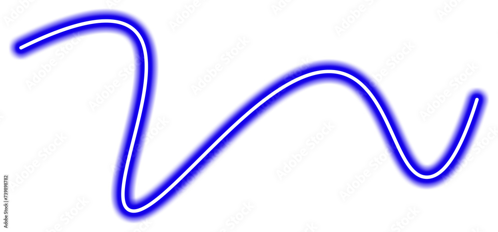 Glowing Abstract Blue Neon Glowing Abstract Blue Neon