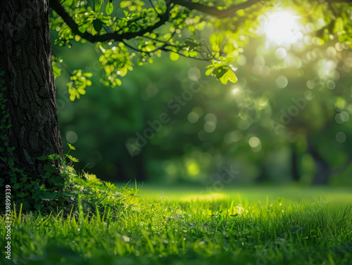 green, summer, sun, nature, tree, forest, sunlight