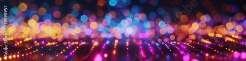 Vibrant Abstract background capturing sound frequencies in colorful defocus concept photo
