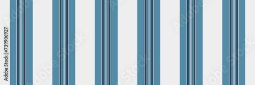 Everyday background stripe fabric, gala texture vector seamless. Mexican vertical textile pattern lines in cyan and white colors.