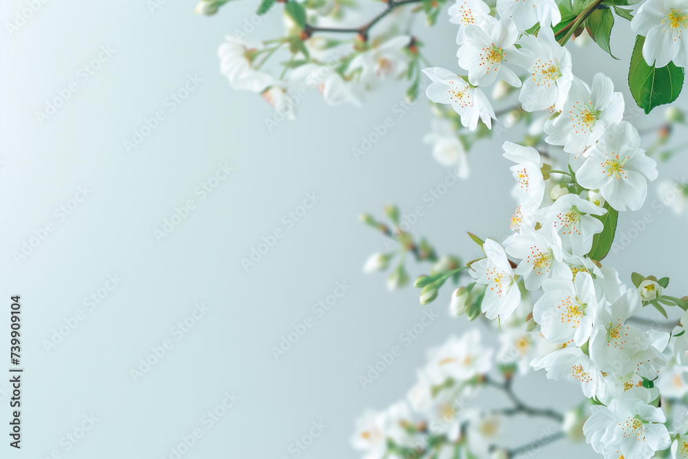 A slide background for showcasing spring. Background image. Created with Generative AI technology A slide background for showcasing spring. Background image. Created with Generative AI technology