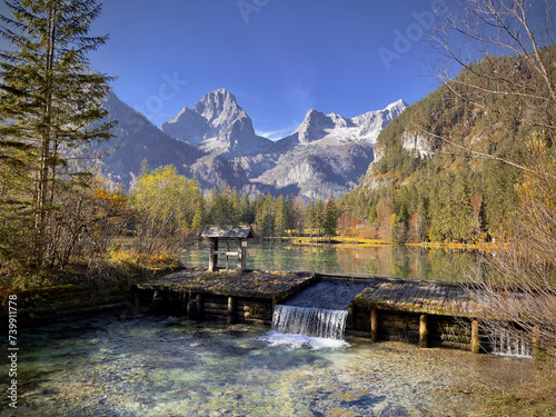 Schiederweiher - mountain lake in Upper Austria photo