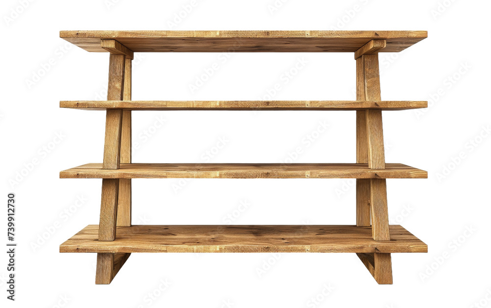 Open Shelving Elegance on transparent background Open Shelving Elegance on transparent background