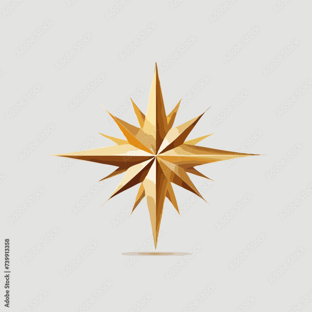golden star isolated on white golden star isolated on white
