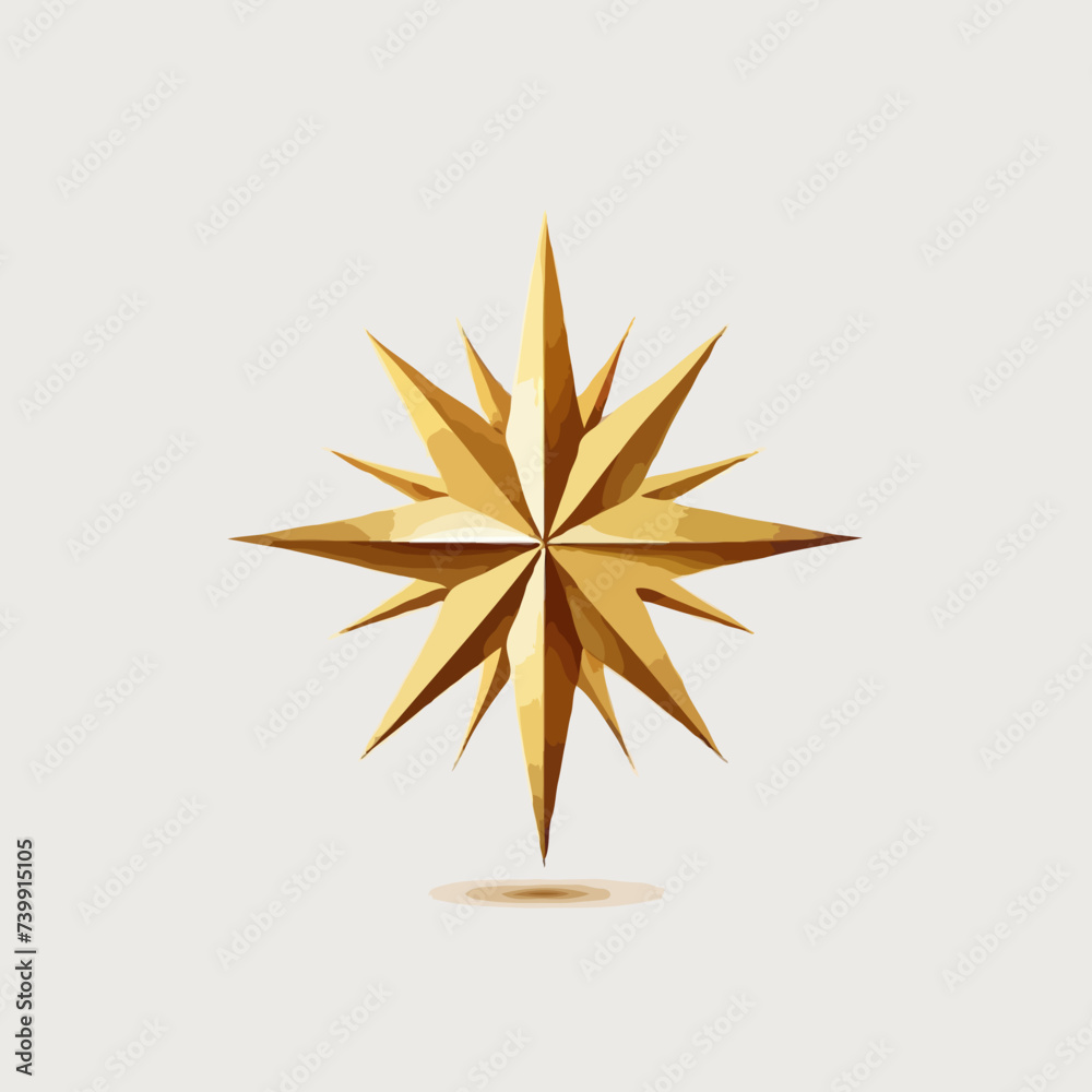 golden star isolated on white golden star isolated on white