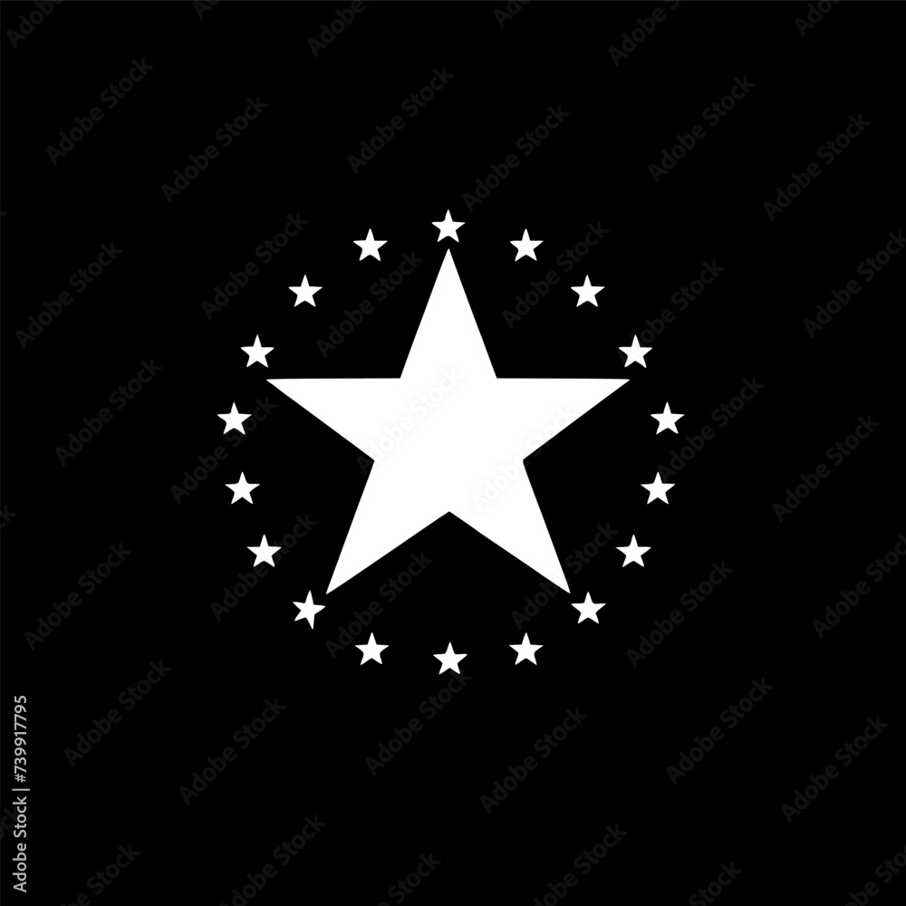 Euro - Black and White Isolated Icon - Vector illustration Euro - Black and White Isolated Icon - Vector illustration