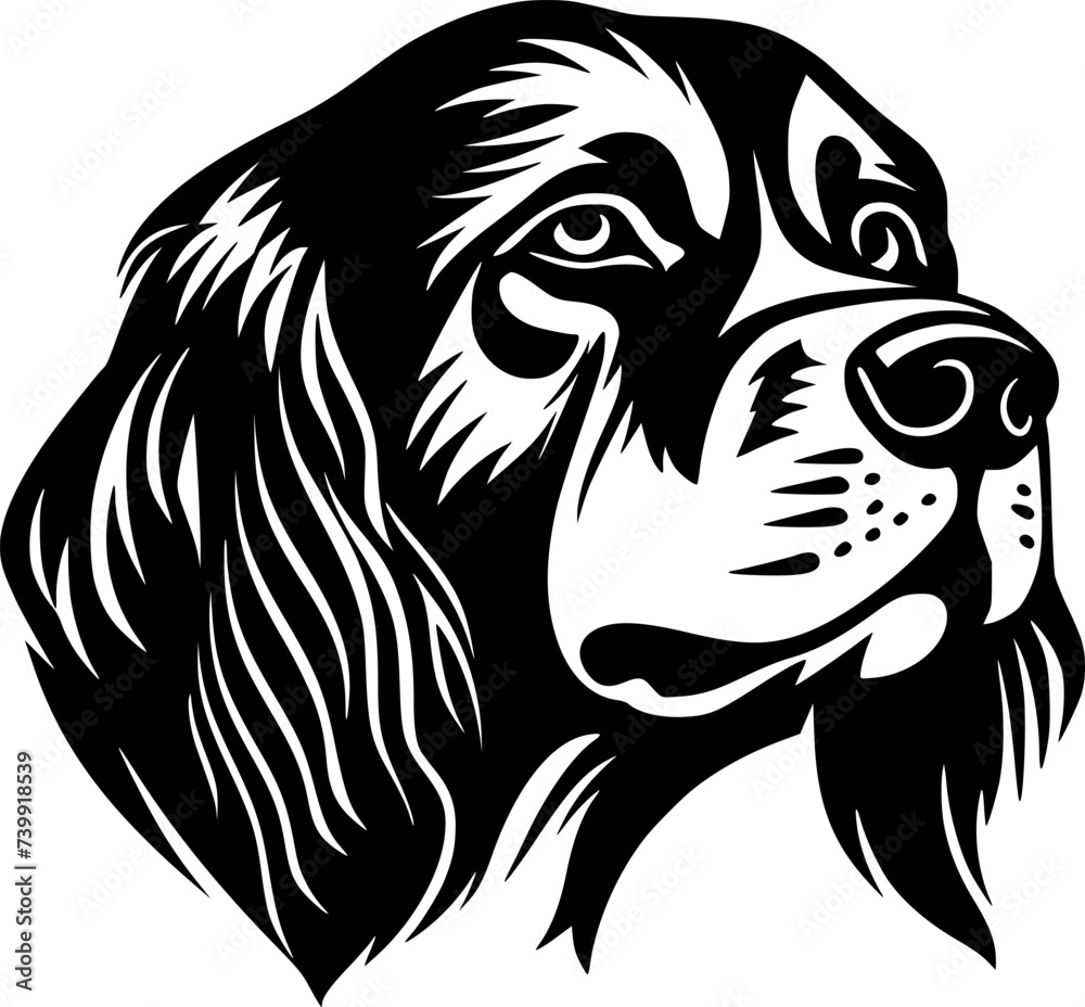 Fototapeta premium Dog - Minimalist and Flat Logo - Vector illustration