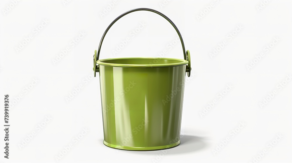 3D Render Bucket Isolated 3D Render Bucket Isolated
