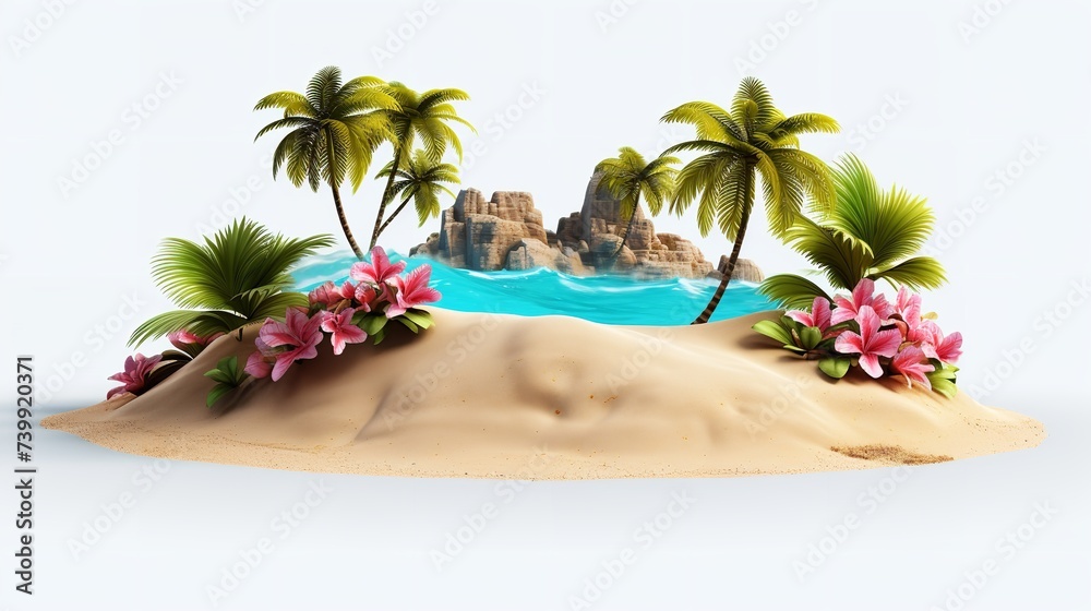 Obraz premium 3D Render of 