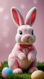 Photo Of Easter Pink Bunny.
