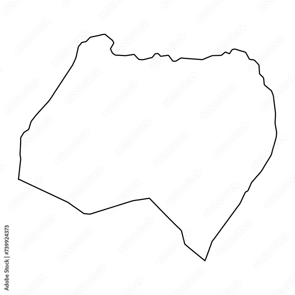 Bioko Norte province map, administrative division of Equatorial Guinea. Vector illustration. Bioko Norte province map, administrative division of Equatorial Guinea. Vector illustration.