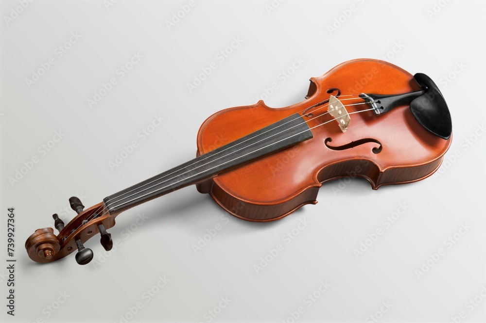 Fototapeta premium Cello: string classic instrument on the desk