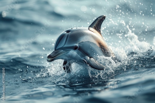 dolphin in the water  © Artur