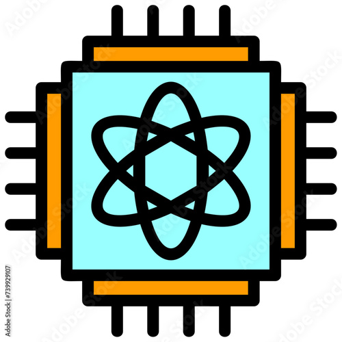 Quantum Computing Icon