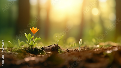 Pictures of nature reviving in spring
